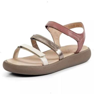Imagem de Sandália Ortopédica Feminina Opananken Comfy Amelie - Geral, Branco, 3