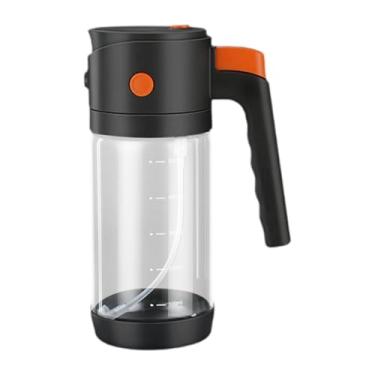 Imagem de Fenteer Dispensador de pulverizador de óleo dispensador de óleo 500 ml garrafa de óleo de vidro reutilizável garrafa de spray de azeite para churrasqueira
