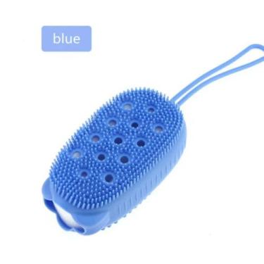 Imagem de Esponja Para Banho Super Macia Bath Brush - GM HAIR, Azul