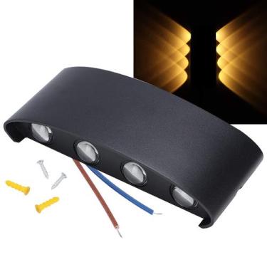 Imagem de Arandela Luminaria Parede Spot 8W 8 Fachos Luz Led Iluminaçao Casa Gar