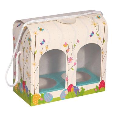 Imagem de Embalagem Para Ovo De Páscoa Lancheira - 2 Ovos 150g