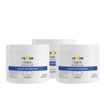 Imagem de Alfaparf Yellow Curls Kit 3 Leave-in Pudding 500g