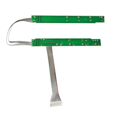 Imagem de 5304518467 Placa de montagem de interruptor de lava-louças, conjunto de botão de controle de interface de usuário da máquina de lavar louça, compatível com Electrolux Frigidaire FFID2426TS Série