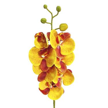 Imagem de Haste Artificial Orquídea 3D X7 Decorativo