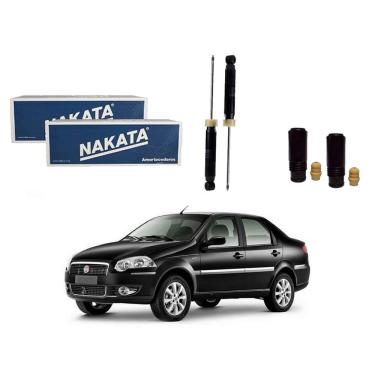 Imagem de Kit amortecedor traseiro nakata fiat siena 1.0 1.4 1.6 2011 A 2017