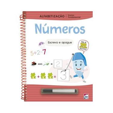 Imagem de Ensino Fundamental Alfabetização Escreva e Apague: Números