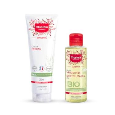 Imagem de Mustela Combo Maternité Antiestrias Gestante - Creme Estrias 250ml + Óleo estrias 105ml