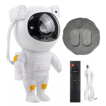 Imagem de Projetor Led Astronauta Estrela Galaxia Usb Luzes Nebulosa Decoraçao M