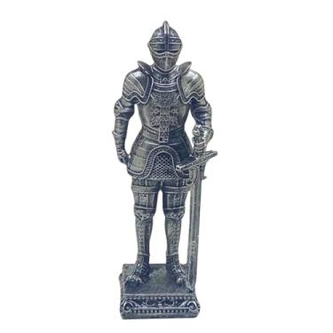 Imagem de Figura Decorativa Estatueta Cavalheiro Com Espada 20 X 7 X 6 Cm