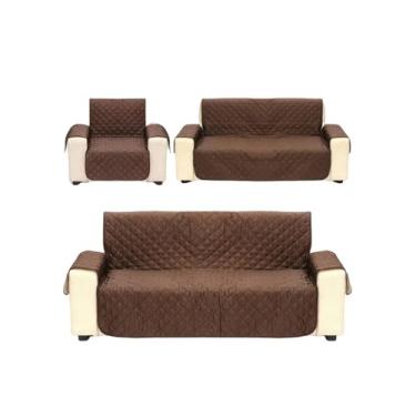 Imagem de Capa de cama à prova de vazamentos, capa de sofá lavável, protetor de móveis, cobertor para animais de estimação, crianças, cães, gatos, café, 170, 235 cm