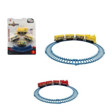 Imagem de Trenzinho Locomotiva Clássico A Pilha Ferrorama Pequeno 32cm - Wellmix