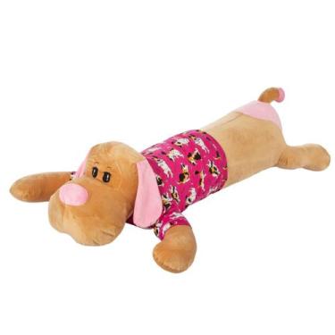 Imagem de Travesseiro Corpo Xuxão Dog Rosa Aconchego Em Tamanho Extra Para Dormi
