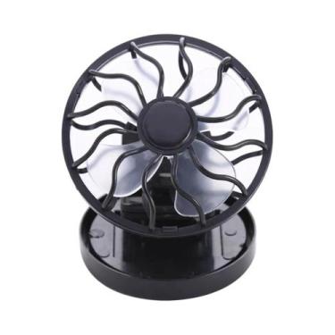 Imagem de Mini Ventilador Portátil De Energia Solar Com Clipe Para Camping, Cami