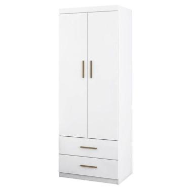 Imagem de Guarda Roupa Infantil Chiara 2 Portas E 2 Gavetas Branco - Phoenix Baby Branco