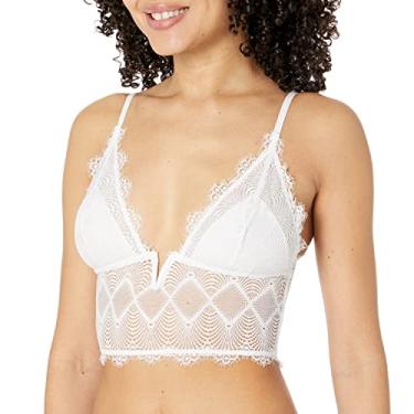 Imagem de Cosabella Blusa feminina Allure cropped, Branco, M