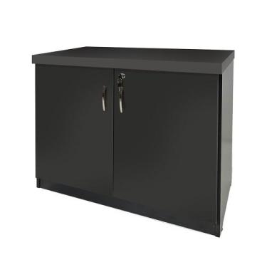 Imagem de Armário baixo Com 1 Prateleira - SM prime - 77AX75LX45P, Preto