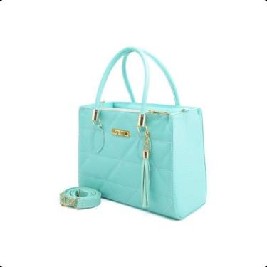 Imagem de Bolsa Feminina Media Transversal Dubai Colors Shopbag Oficial, Verde
