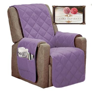Imagem de Capa protetora para poltrona do papai retratil e reclinavel com fixado