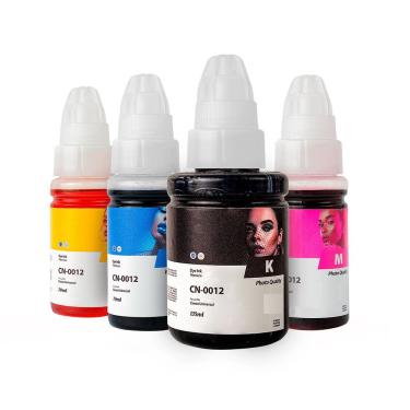 Imagem de Kit 4 Refis 135ml E 70ml Para Canon G3110 G4100 G3100 G2100