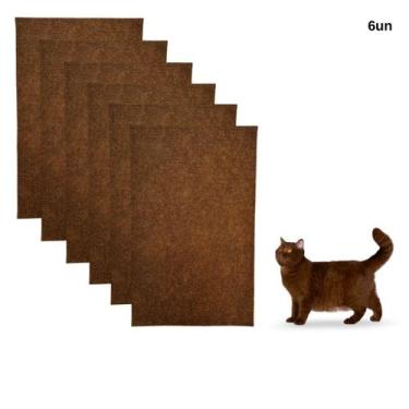 Imagem de Kit arranhador gato protetor de sofa carpete adesivo brinquedo pet ant