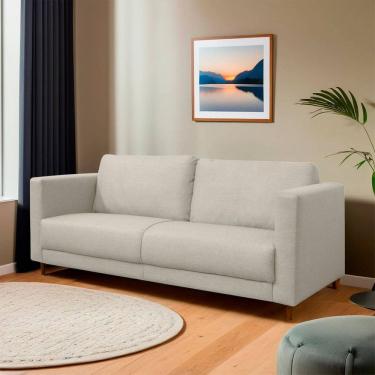 Imagem de Sofá Fixo Living Lisboa 2 Lugares 170cm D28 Linho - SOFA STORE