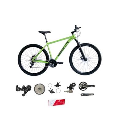 Imagem de Bicicleta Aro 29 Absolute Nero 5 Kit 2x9 Freio Hidráulico K7 Suspensão com Trava (Verde, 19)