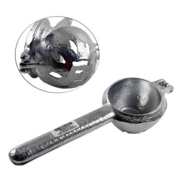 Imagem de Espremedor Laranja Limão Manual Grande Alumínio 23x8cm - Evovlere