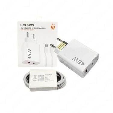 Imagem de Carregador Fonte Tomada Turbo Power Usb-C X Tipo C 45W 6A - Lehmox