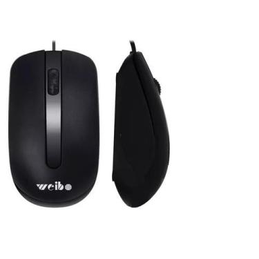 Imagem de Mouse Com Fio Office Preto - Veibo
