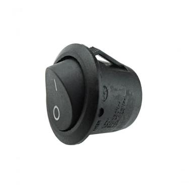 Imagem de Chave Redonda Gangorra On- Off 2t 6a 250vac Kcd1-106 101