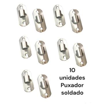 Imagem de Peças Para Toldos Cortina = 10 Puxador Meia Cana Soldado.