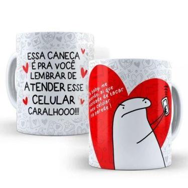 Imagem de Caneca Dia dos Namorados  Casal Personalizada Flork Engraçada - loja d