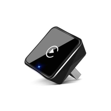 Imagem de ViaBecs Adaptador CarPlay sem fio – Atualize com fio para sem fio, design mini USB/tipo C, atualizações OTA, conexão rápida para iPhone 6+, Wi-Fi de banda dupla