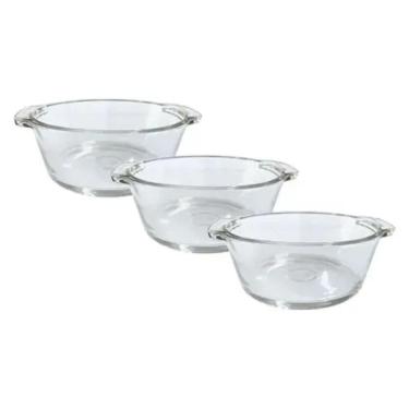 Imagem de Jogo de Petisqueiras Redondas 3 peças 1763 - Class Home