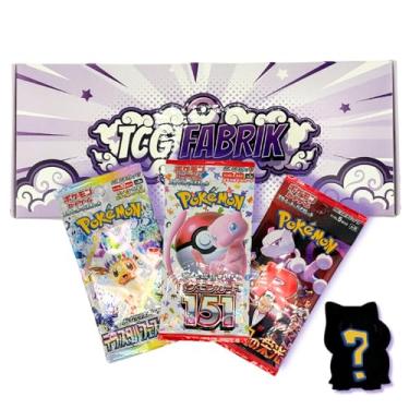 Imagem de Japanese Packs for Pokemon Bundle Authentic Factory Sealed Booster Packs (3 Packs in Total) (1X 151 1X Terastal Festival 1X Team Rocket (3 Packs / 22 Cards in Total))