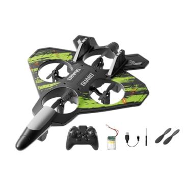 Imagem de TTETTZ Avião de controle remoto de espuma EVA 6CH brinquedo ao ar livre portátil para maiores de 14 anos modelo de caça resistente a quedas planador RC, Verde