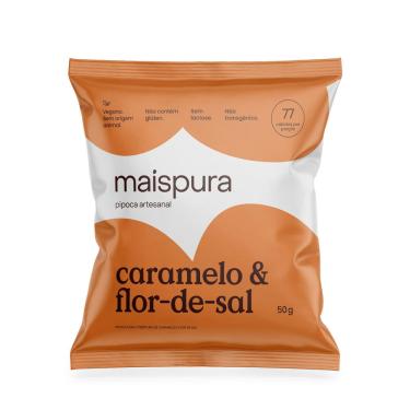 Imagem de Pipoca Artesanal MaisPura Caramelo E Flor-De-Sal 50g