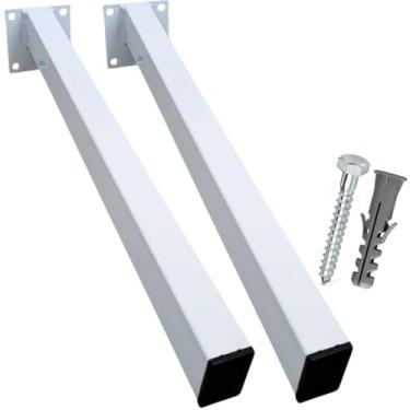 Imagem de Kit com 2 Suporte de Pia de Parafusar 30cm - Mão Francesa, Bancada, Grapa, Granito - Ferro Reforçado