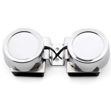 Imagem de Buzina De Embutir Em Aço Inox Caracol Dupla Som Grave 106Db