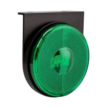 Imagem de Lanterna Lateral Caminhão 3 Led 85mm Carreta Verde