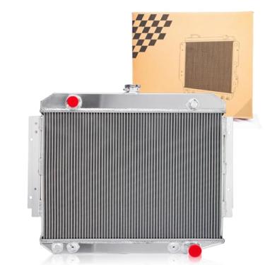 Imagem de Radiador de alumínio de 4 fileiras para caminhonete Dodge D100 D200 D150 W150 W200 W300 1979, radiador para Dodge