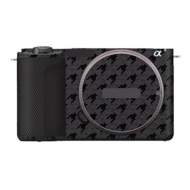 Imagem de Película de vinil antirriscos para Sony ZV-E10 II Película de desenho animado protetor corporal casaco acessórios de fotografia adesivo E10 Mark II (tarambola preta)