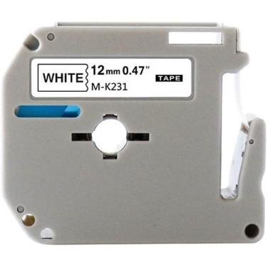 Imagem de Fita para rotulador brother tape 8m 12mm m-231 / m-k231