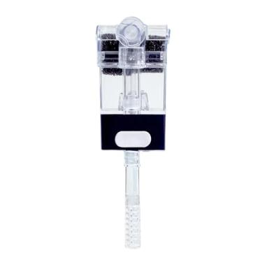 Imagem de Generic Filtro de aquário com esponja filtrante USB leve, suspenso, fluxo ajustável, compacto, acessório externo para aquário, 5x6x9.5 Cm