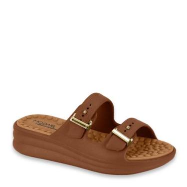 Imagem de Tamanco Modare Conforto Ortopédico Feminino Leve 7214.100, Avelã, 37