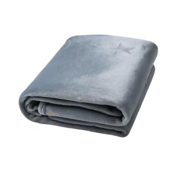 Imagem de Cobertor pelo Alto Hipoalérgico Para Bebê Alto Relevo Menina Menino 110x90cm Embalagem Plástica (Cinza)