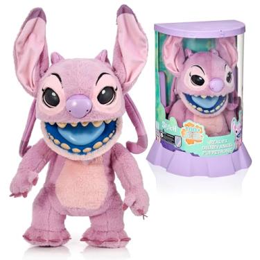 Imagem de WOW! STUFF: Fantoche RealFX Disney Lilo & Stitch Angel - pelúcia animatrônica de 45,7 cm, mais de 100 combinações de ação e som, aparência-sensação-sons realistas! Idades 6+