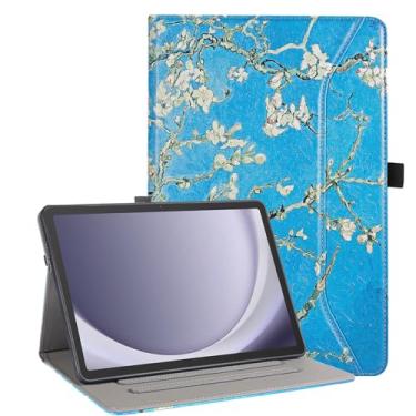 Imagem de Vakarey Capa para Samsung Galaxy Tab A9 Plus, suporte multiângulo para tablet Samsung Tab A9 Plus, 11 polegadas, SM-X210/SM-X216/SM-X218, Blossom