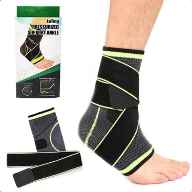 Imagem de Tornozeleira Compressão Ajustável Ortopédica Para Proteção - LIPPIN