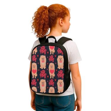 Imagem de Mochila Escolar Média Infantil 10 Litros Nylon Reforçada Desenho Versátil Passeio Lulu-Masculino